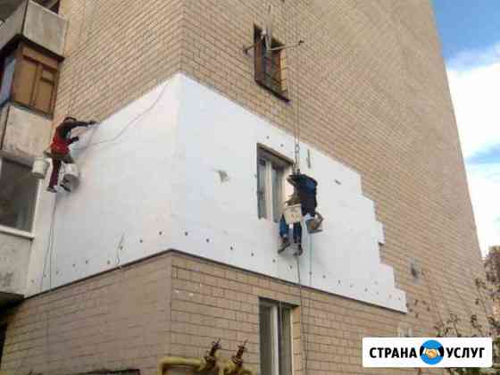 Мойка окон,утепление квартир,спил деревьев Хабаровск