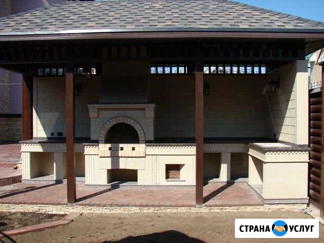 Камин, барбекю, тандыр, помпейская печь Оренбург - изображение 1