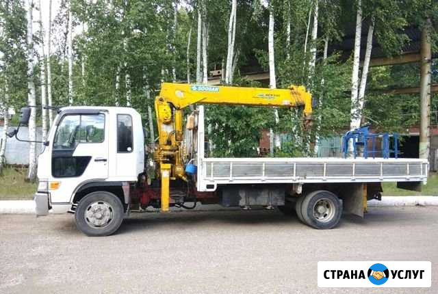 Манипулятор борт 6т,кран 3,5т 12м, люлька Стерлитамак - изображение 1