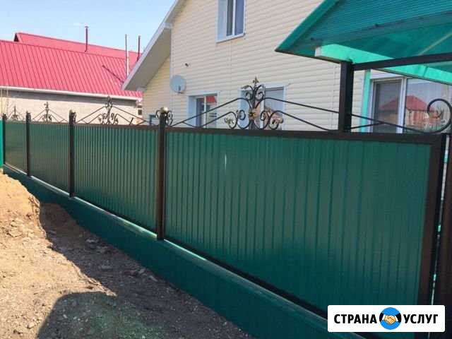 Установка забора Мелеуз - изображение 1