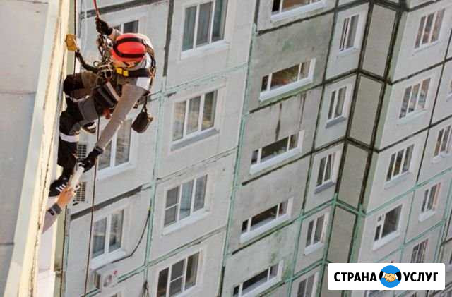 Высотные работы, утепление фасада Калининград - изображение 1
