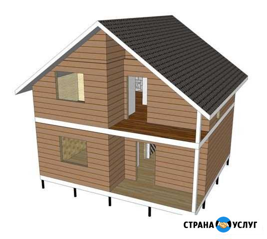 Каркасные дома, бани. Проекты Рыбинск - изображение 1