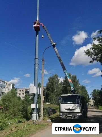 Услуги автовышки, автогидроподъёмника, крана манип Рыбинск - изображение 1