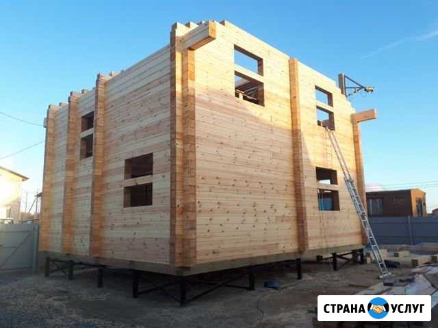 Профилированный брус.Оцб срубы диаметром от 18-28с Слободской - изображение 1