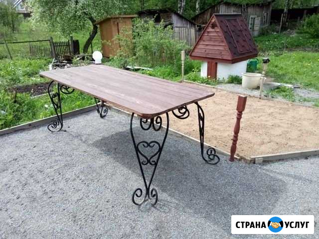 Стол кованый Лофт Всеволожск - изображение 1