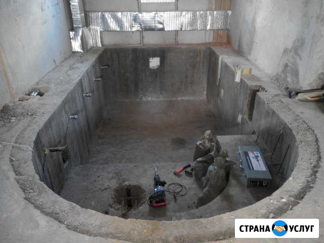 Монтаж бетонных чаш (Бассейны) Оренбург - изображение 1