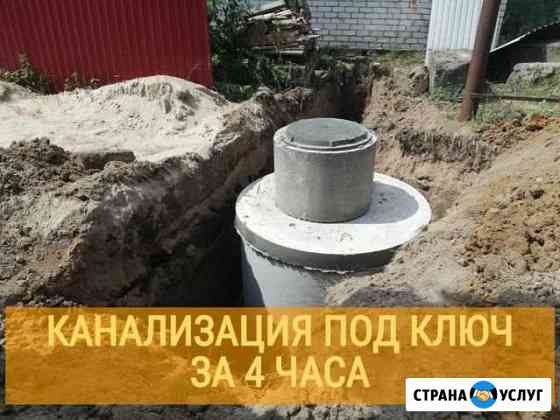 Канализация/Переливная яма/Септик все под ключ Казань