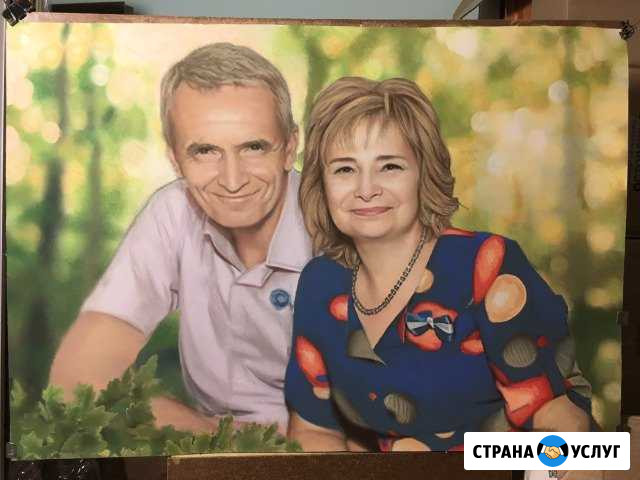 Портреты по фото подарки с доставкой на дом онлайн Владивосток - изображение 1