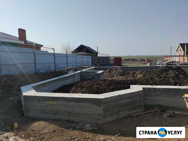 Фундамент. Ленточный фундамент. Бетонные работы Ростов-на-Дону - изображение 1