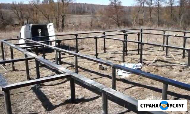 Монтаж свай (винтовые и ж/б) Свайный фундамент Раменское - изображение 1