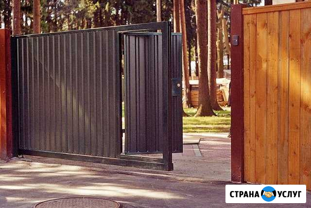 Гаражные ворота откатные, распашные, рулонные - мо Тюмень - изображение 1