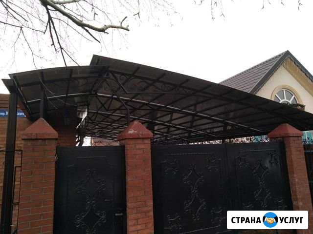 Навесы из поликарбоната Азов - изображение 1