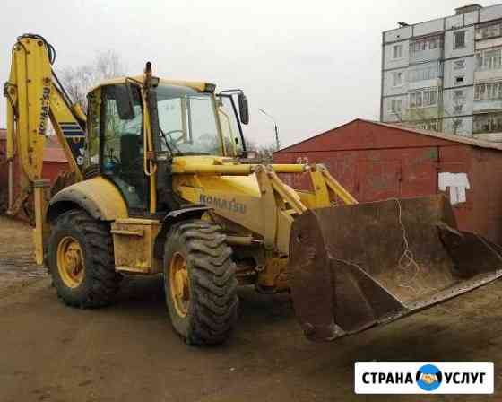 Аренда экскаватора-погрузчика Komatsu WB97S Ярославль