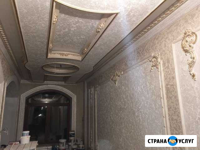 Отделка Внутренняя Короед Венецианка под ключ дом Грозный - изображение 1