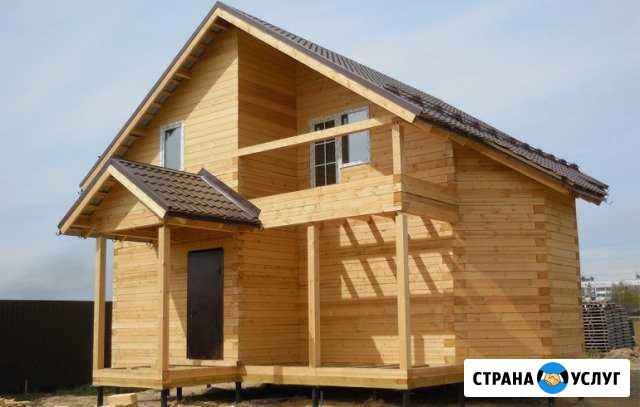 Строительство домов, бань, гаражей из бруса Абакан - изображение 1
