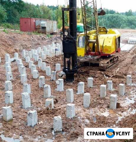 Производим работы по погружению, вдавливанию свай Нижнекамск - изображение 1