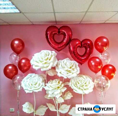 Украшение шарами, ростовыми цветами Белоярский - изображение 1