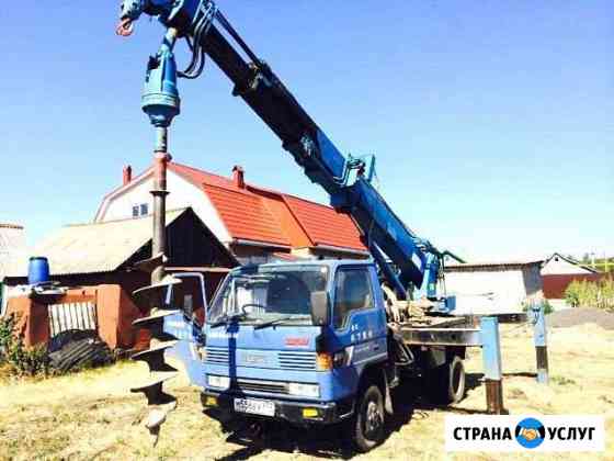 Бурение под сваи. Ямобур Высокая Гора