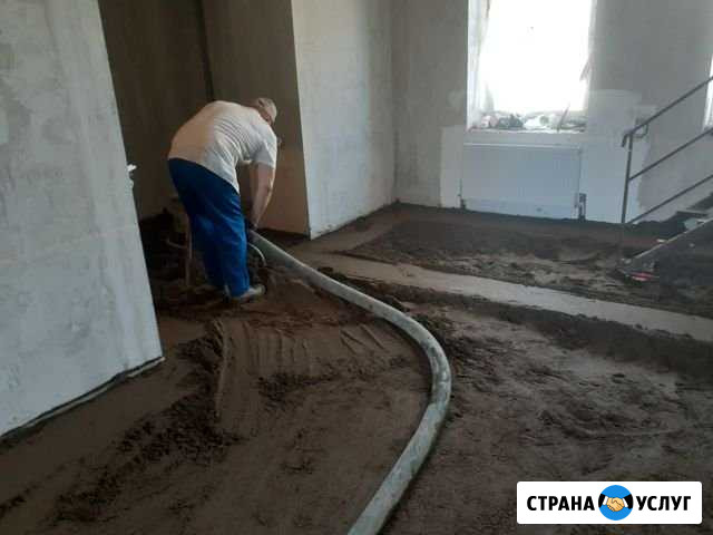 Механизированная полусухая стяжка пола за 1 день Стерлитамак - изображение 1