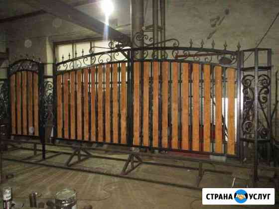 Ворота кованные Добрянка