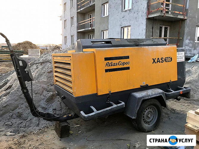 Аренда дизельного компрессора от 5 до 11 кубов/мин Тюмень - изображение 1