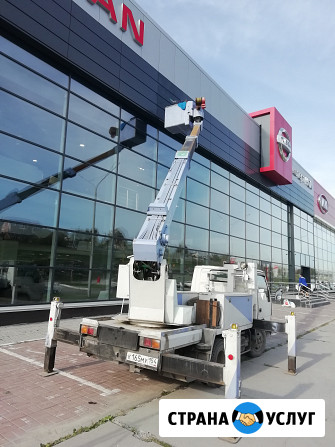 Услуги Аренда Заказ автовышки лично от12 до 26 метров Новосибирск - изображение 1