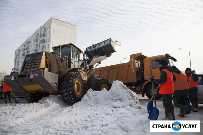 Чистка кровли от снега в Барнауле. Уборка снега в Барнауле Барнаул - изображение 5