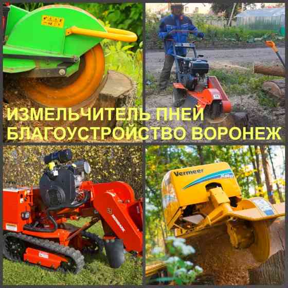 Фрезерование пней и измельчение пня дробление Воронеж Воронеж