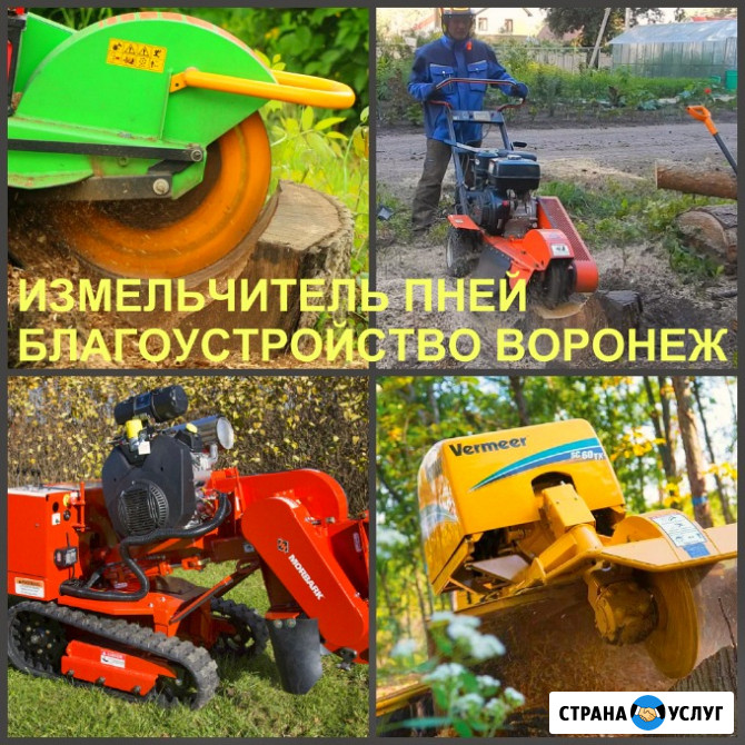 Фрезерование пней и измельчение пня дробление Воронеж Воронеж - изображение 1