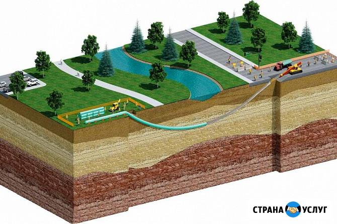 Гнб. Бестраншейная прокладка труб. Прокол под дорогой. Горизонтальное бурение. Газопровод. Канализац Саратов - изображение 5