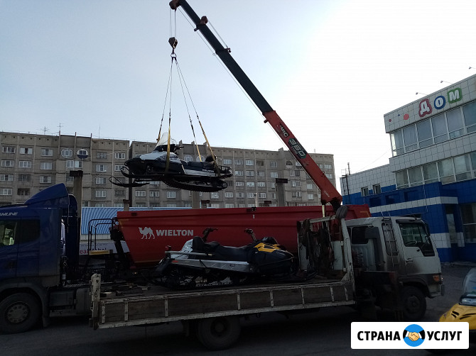 Услуги манипулятора, аренда (Воровайки) заказ самогруза в Новокузнецке Новокузнецк - изображение 1
