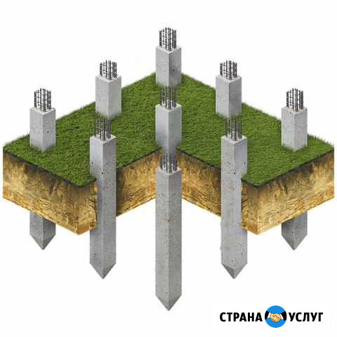 Фундамент на жб сваях с доставкой Волгоград - изображение 1