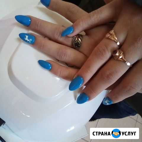 Наращивание,маникюр, покрытие гель-лак, дизайн Барнаул - изображение 1