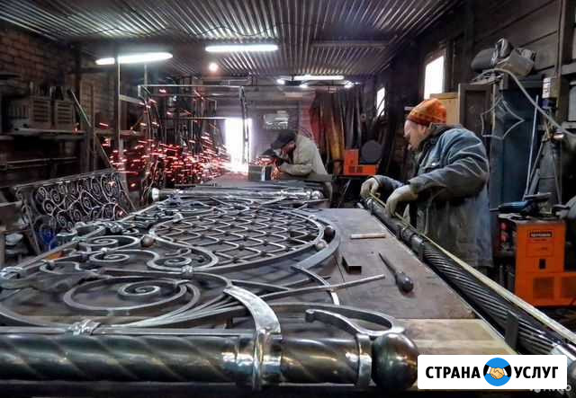 Кованые ворота, перила, ограды, мебель Уфа - изображение 1