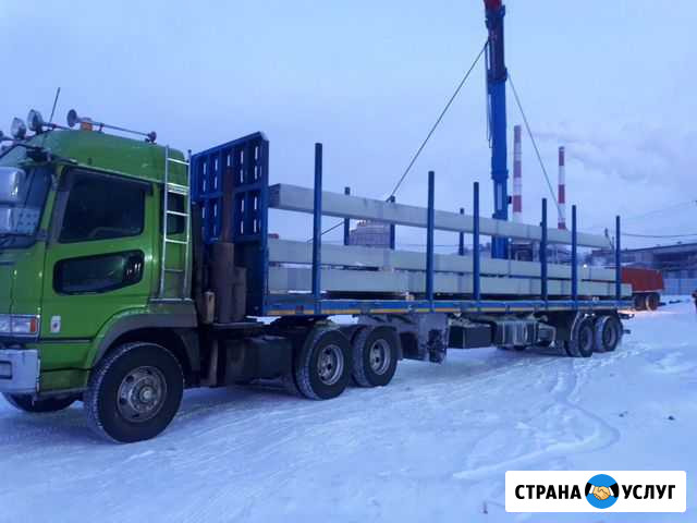 Услуги полуприцепа Площадка Борта Стойки Братск - изображение 1