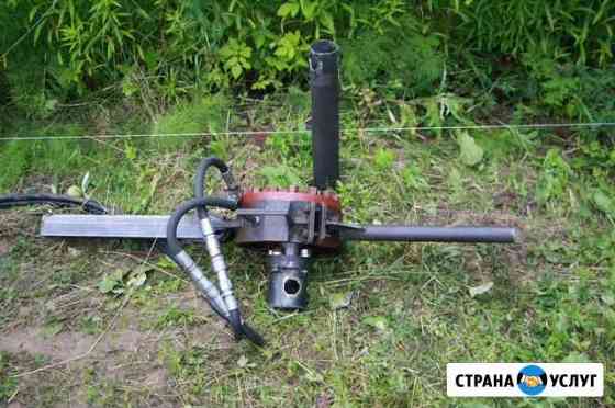 Монтаж винтовых свай гидравлическим сваекрутом Санкт-Петербург