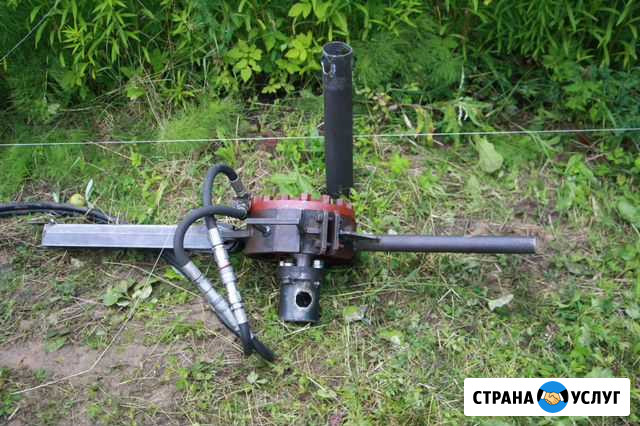 Монтаж винтовых свай гидравлическим сваекрутом Санкт-Петербург - изображение 1