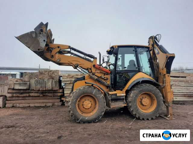 Услуги / аренда экскаватора-погрузчика CAT 434F Тверь - изображение 1