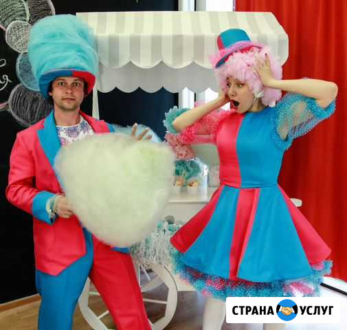 Сладкая вата. Шоу летающей ваты с десертами Калининград - изображение 1