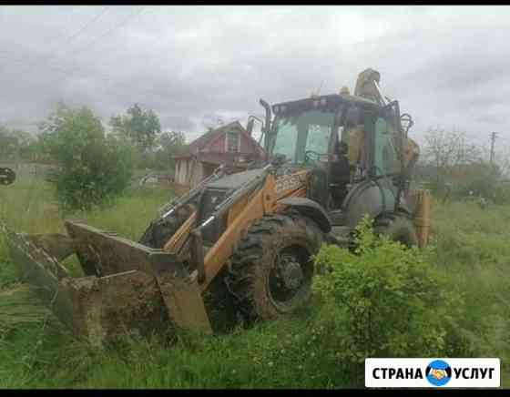 Услуги экскаватор погрузчик (работаем в выходные) Вологда