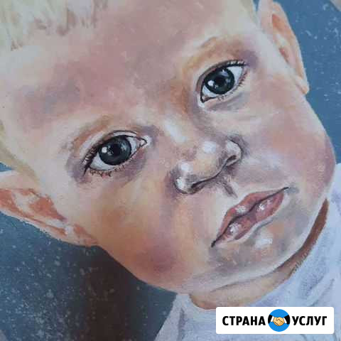Портрет по фото акрилом на холсте Ростов-на-Дону - изображение 1