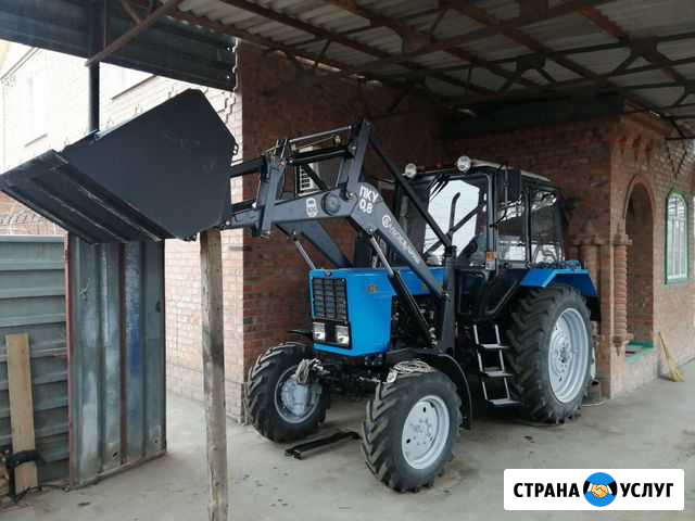 Вывоз мусора трактором мтз 82 с куном и прицепом Сальск - изображение 1