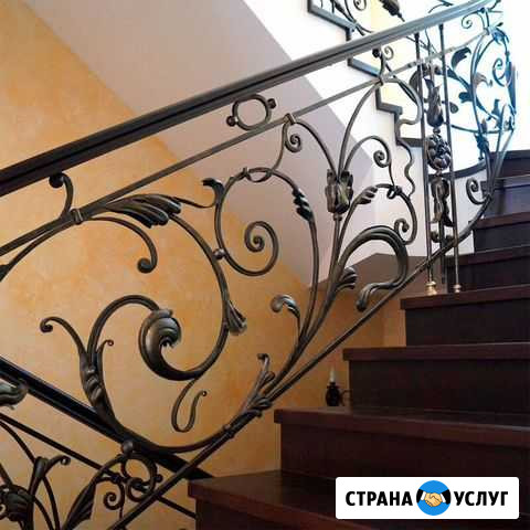 Кованые перила для лестниц Подольск - изображение 1
