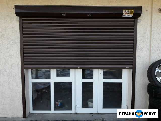 Рольставни жалюзи секционные ворота Магас - изображение 1