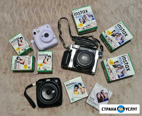 Аренда полароидов Fujifilm Instax Wide 300/Mini 9 Санкт-Петербург - изображение 1