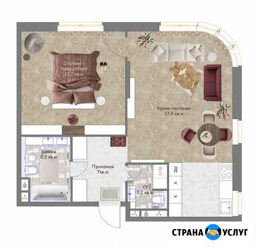 Планировка квартиры Москва - изображение 1