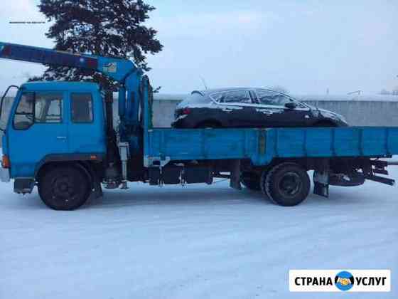 Манипулятор 7т, автокран 14т, эвакуатор, автовышка Лесной