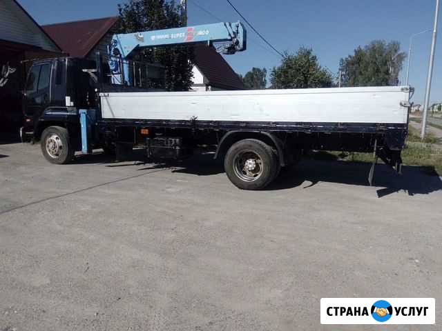 Услуги Самогруза, Манипулятора, Борт-Крана 5-10 тн Бердск - изображение 1