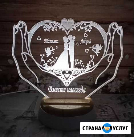Ночной 3D светильник на заказ Тюмень - изображение 1