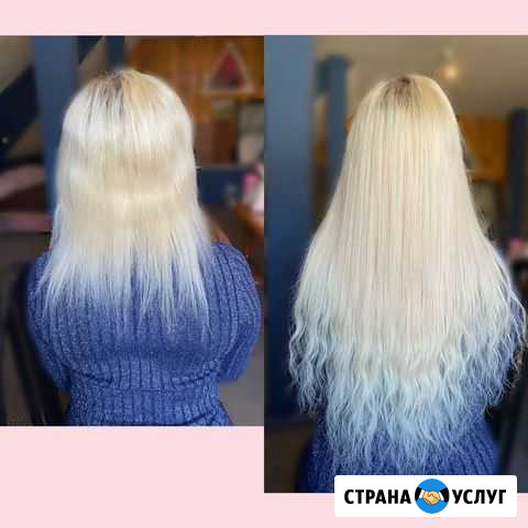 Наращивание волос капсульное Красноярск - изображение 1